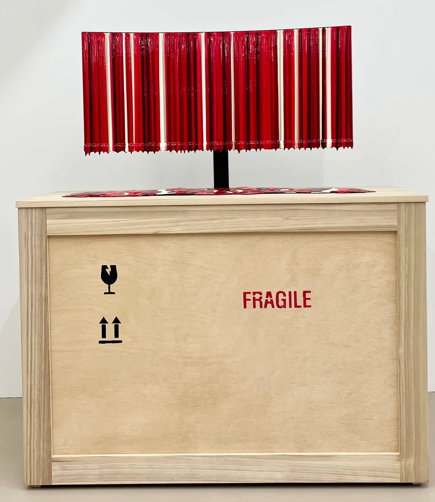Trace of Sans - Overflow, 2026, Acrylic, resin on monitor — painting by Koo Sang Hee (구상희)