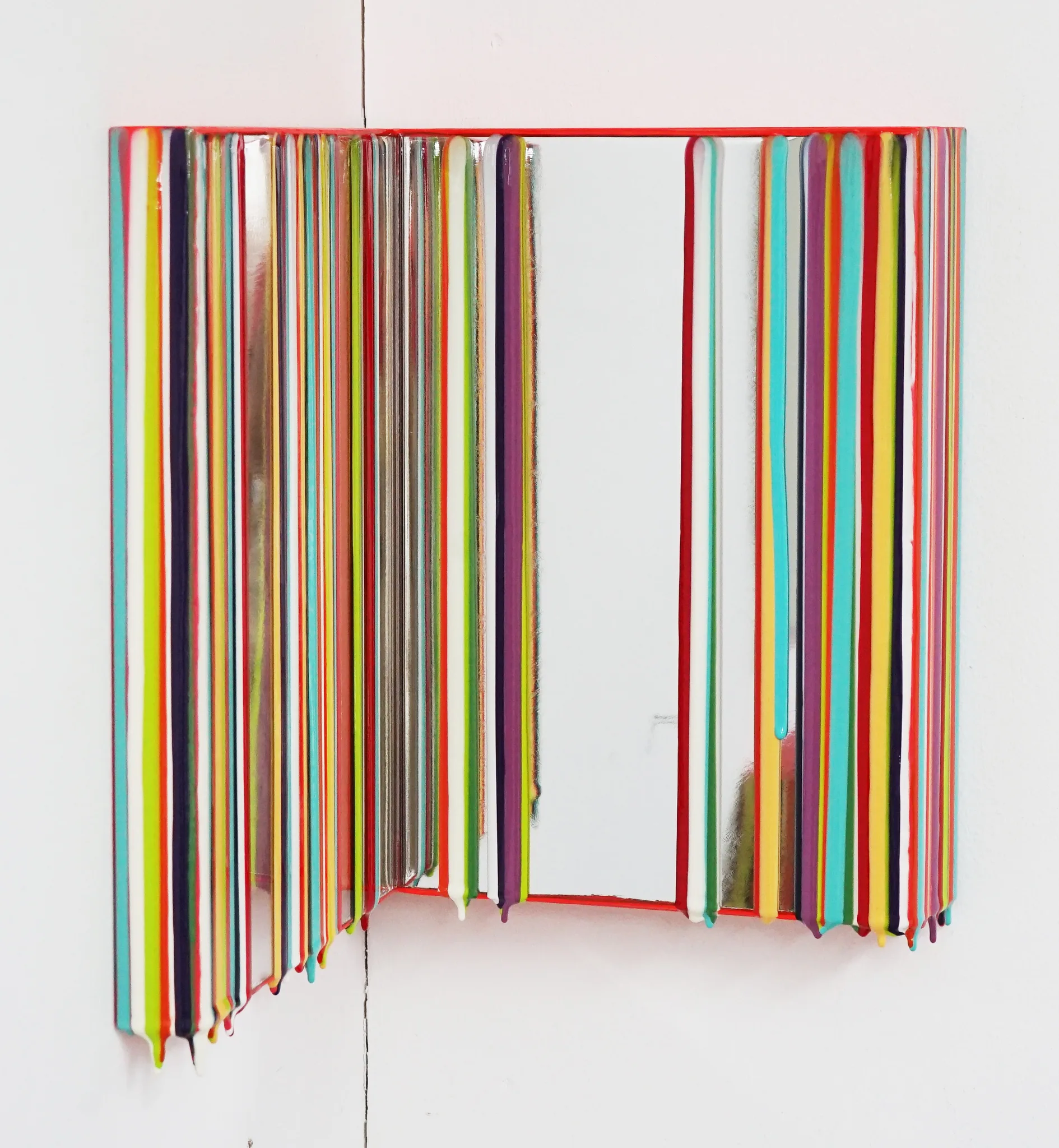Trace of Sans, 35x31,35x28cm, Acrylic,mirror & resin on panel,2021 (2).JPG